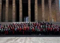 Yargıtay üyeleri, adli yılın açılışı dolayısıyla Anıtkabir’i ziyaret etti