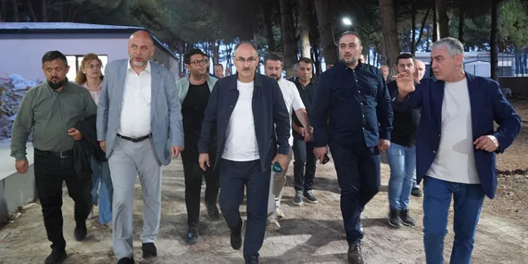 Orhangazi Gençlik Kampı Merkezi’nde Çalışmalar Yerinde İncelendi