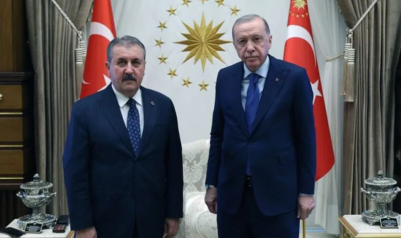 Erdoğan, BBP Genel Başkanı Destici’yi kabul etti
