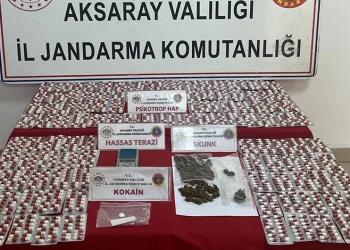 Uyuşturucu sevkiyatına Aksaray jandarmasından darbe: 2 tutuklama