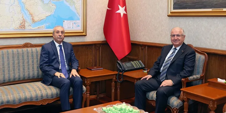 Bakan Güler, Mehdi Eker ile görüştü