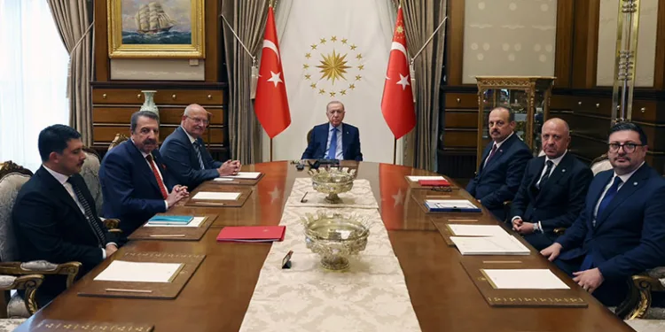 Cumhurbaşkanı Erdoğan, Ankara Valisi Canbolat’ı kabul etti
