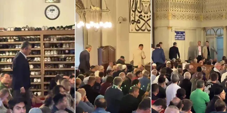 Özgür Özel, cuma namazını Bursa Ulu Cami’de kıldı