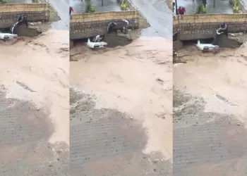 Ürgüp’te sağanak sele neden oldu