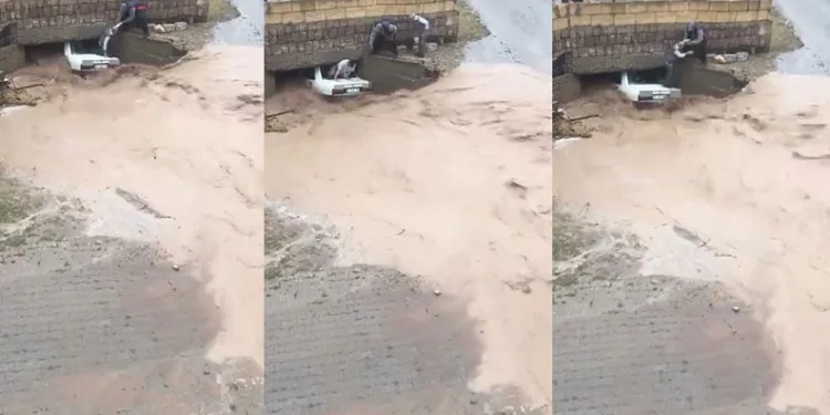 Ürgüp’te sağanak sele neden oldu