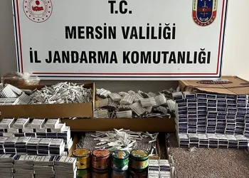 Mersin’de sigara kaçakçılığı operasyonu