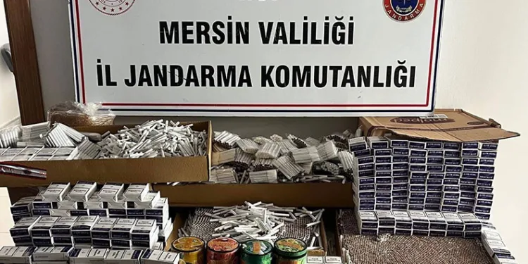 Mersin’de sigara kaçakçılığı operasyonu