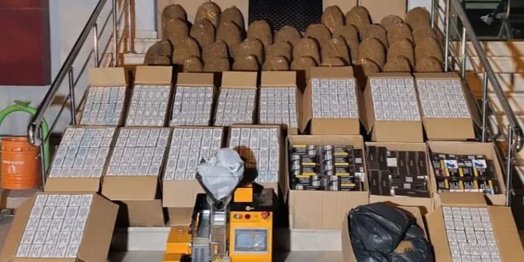 Kaçak tütün ve makaron operasyonunda 3 şüpheli yakalandı