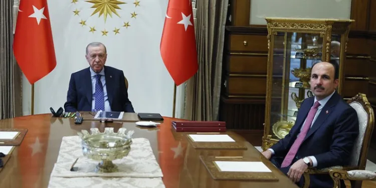 Cumhurbaşkanı Erdoğan, Konya Büyükşehir Belediye Başkanı Altay’ı kabul etti