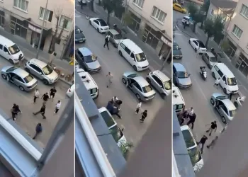 Bursa’da yol verme kavgası: İki grup birbirine girdi