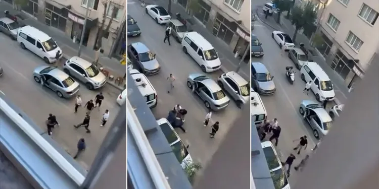 Bursa’da yol verme kavgası: İki grup birbirine girdi