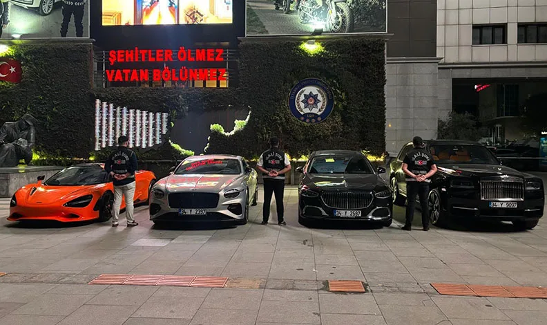 Muhammed Yarız’a ait 220 milyon TL değerindeki 5 araç 26 bin TL’ye devredildi