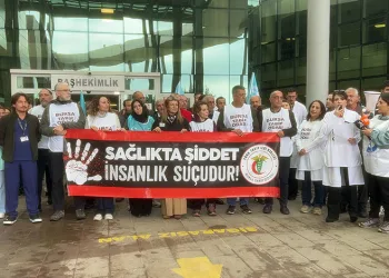 Mudanya’da sağlık çalışanına yönelik şiddete tepki