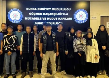 Bursa’da düzensiz göç operasyonu: 10 kaçak göçmen yakalandı
