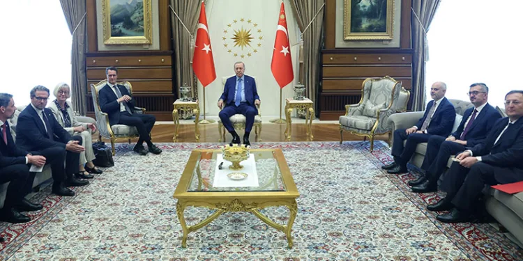 Erdoğan, Almanya Kuzey Ren-Vestfalya Eyaleti Başbakanı Wüst’ü kabul etti
