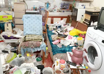 Osmangazi’de Kötü Koku Yayan Çöp Ev Temizlendi
