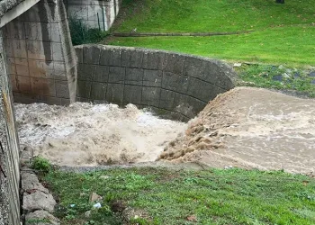 Bursa’da sağanak sonrası Kaplıkaya Deresi’nin debisi yükseldi