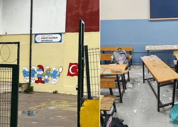 Kocaeli’de ortaokulda sınıfın sıvaları düştü: 3 öğrenci yaralandı