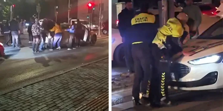 Bursa’da yolunu şaşıran tilki evin çatısına çıktı