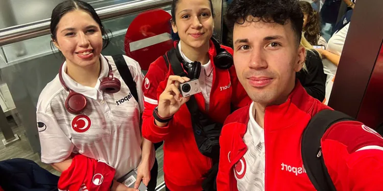 Bursalı milli sporcu Saldıray Kalkan Türkiye’yi temsil etti