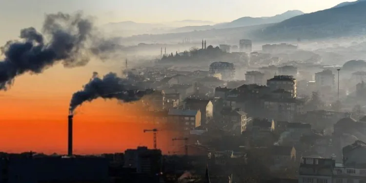 Bursa, Türkiye’nin havası en kirli 10 ili arasında