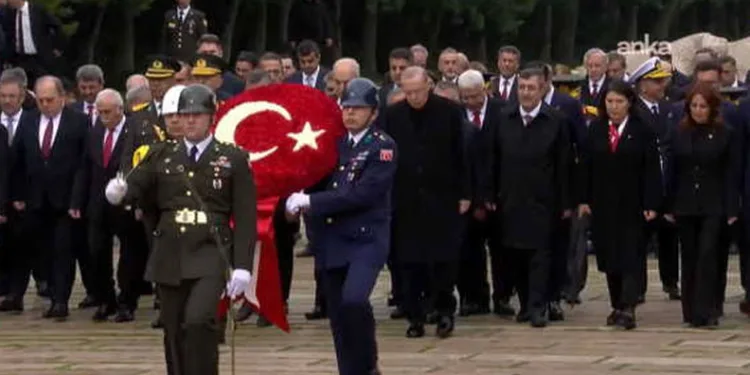 Cumhuriyet’in 103. yılında devlet erkânı Anıtkabir’de