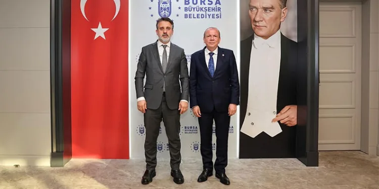 BTSO Başkanı Matlı’dan Büyükşehir Belediye Başkan Vekili Biba’ya ziyaret
