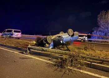 Çorum’da otomobil ile motosiklet çarpıştı: 1 yaralı