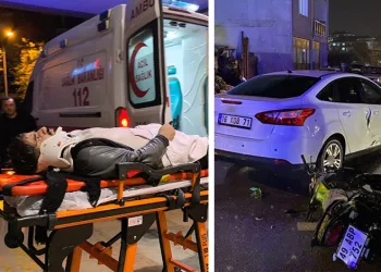 Karnına tel saplanan çocuk yaralandı