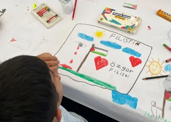 Bursa’da “Filistinli Çocuklar İçin Çiz” etkinliği