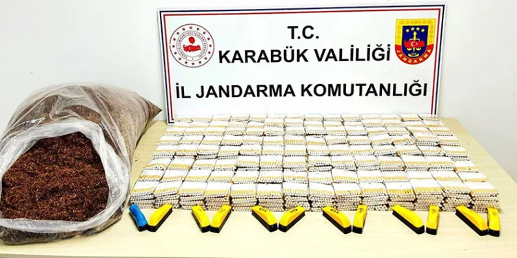 Karabük’te uyuşturucu ve kaçak tütün operasyonu