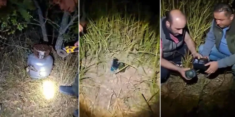 Bursa’da akıl almaz düzenek: Ses cihazını mutfak tüpünün içine gizlediler