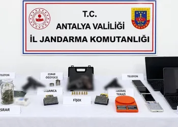 Antalya’da uyuşturucu operasyonu