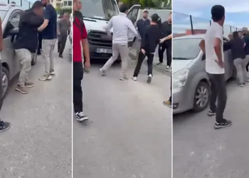 Mudanya’da servis şoförleri arasında kavga