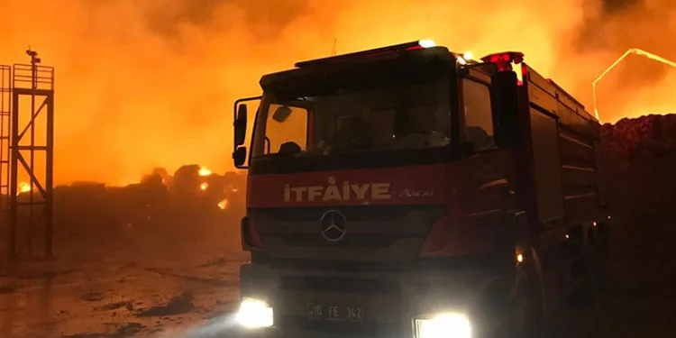 Bursa İtfaiyesi eylül ayında 2 bin 331 olaya müdahale etti