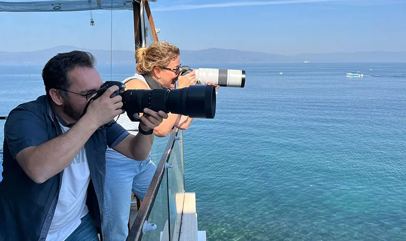SOLOTÜRK gösterisini fotoğraflamak için birbirleriyle yarıştılar