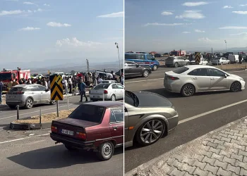 MHP’li konvoyunda kaza: 1 ölü, 4 yaralı