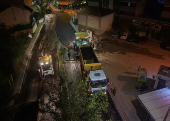 Büyükşehir ekiplerinden ulaşımda gece mesaisi