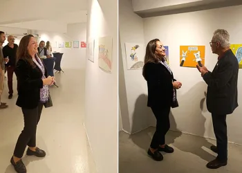 Nilüfer’deki sergide hayal gücü çizgilerle buluştu