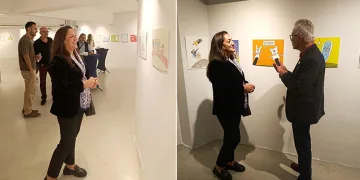 Nilüfer’deki sergide hayal gücü çizgilerle buluştu