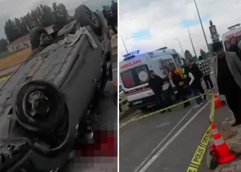 Muş’ta otomobil takla attı: 1 ölü, 3 yaralı