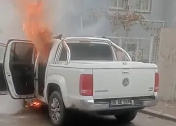Yangına müdahale ederken patlama oldu