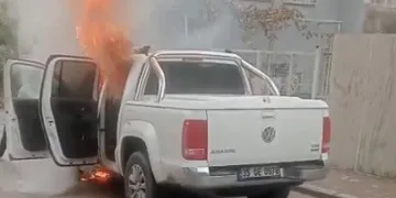 Yangına müdahale ederken patlama oldu
