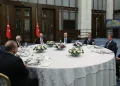 Cumhurbaşkanı Erdoğan, yüksek mahkeme başkanlarıyla bir araya geldi