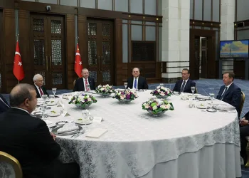 Cumhurbaşkanı Erdoğan, yüksek mahkeme başkanlarıyla bir araya geldi