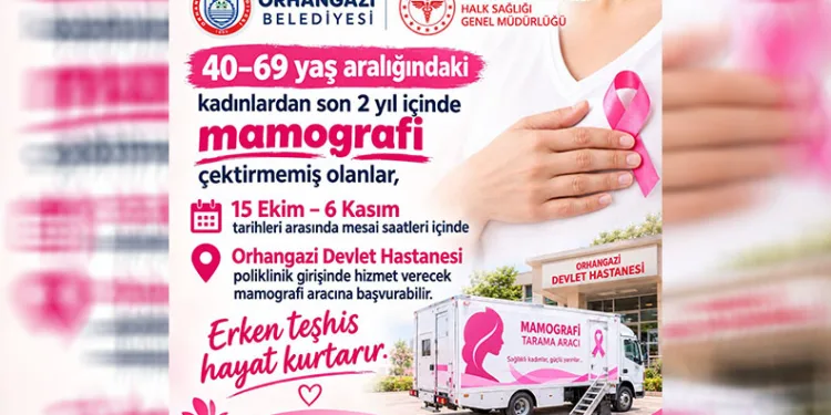 Orhangazi Belediyesi’nden Kadınlara Ücretsiz Mamografi Taraması