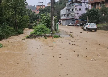 Zonguldak’ta şiddetli yağış etkili oldu