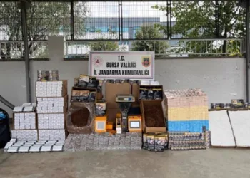 Bursa’da kaçak sigara operasyonu: 2 tutuklama
