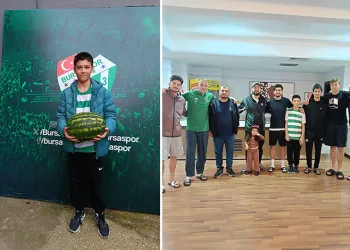 Karacabeyli taraftardan Bursaspor’a karpuz sürprizi