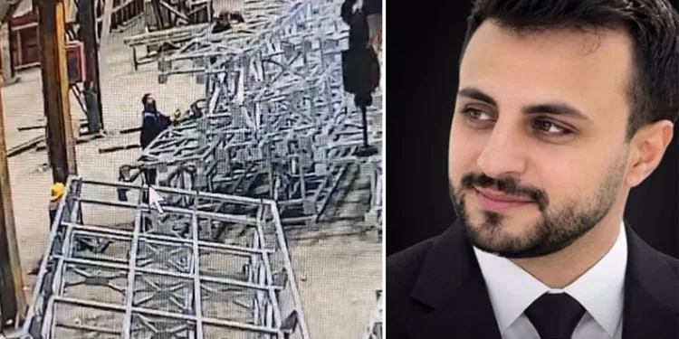 Ankara’da çelik platformun altında kalan genç işçi hayatını kaybetti
